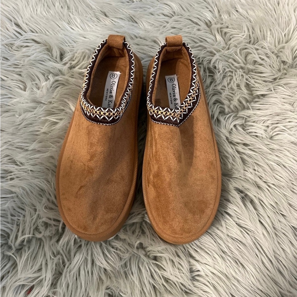 Tan Slip-On Casual Shoes